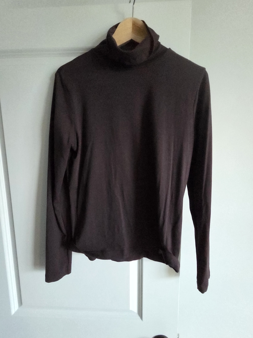 Banana Republic Women's Dark Brown Turtleneck Sweater